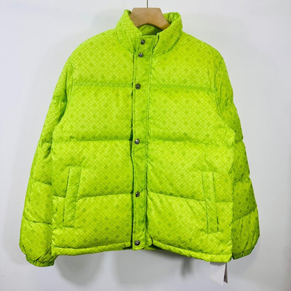 Chrome Hearts Fluorescent Green Down Jacket
